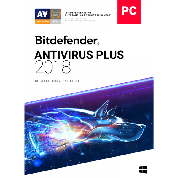 Bitdefender Antivirus Plus - 1-Year / 3-PC [KEYCODE]