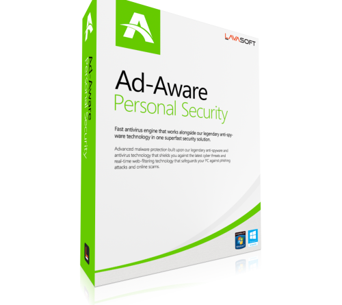 Lavasoft Ad-Aware Personal Security - 1-Year / 3-PC [KEYCODE]