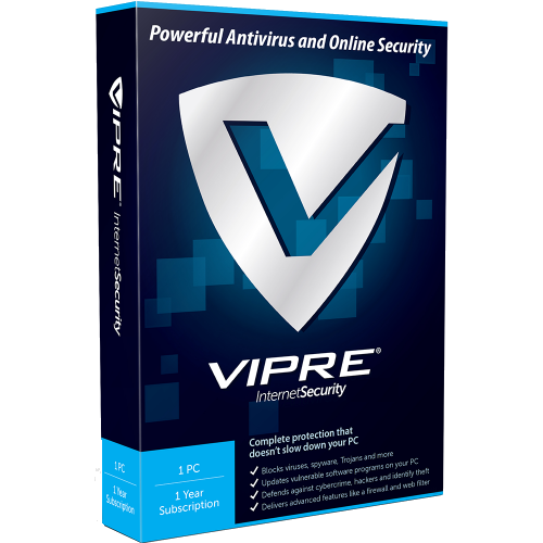 1 PC 1 Yr VIPRE Advanced Internet Security for Home 2017 