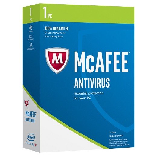 McAfee AntiVirus - 1-Year / 1-Device - Global